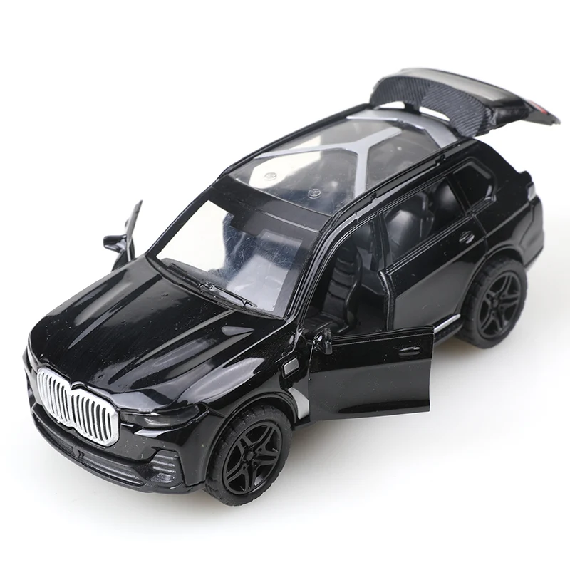 (Bagged) 1/36 Scale Replica X5 Off-Road Toy Car Model, Die-Cast Metal, Boy's Toy, Three Doors Can Be Opened, Pullback Function.