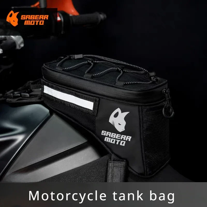 SABERR Motorcycle Tank Bag Universal Quick-disassembly  Waterproof Wear-resistant  Locomotive Travel Bag Reflective At Night