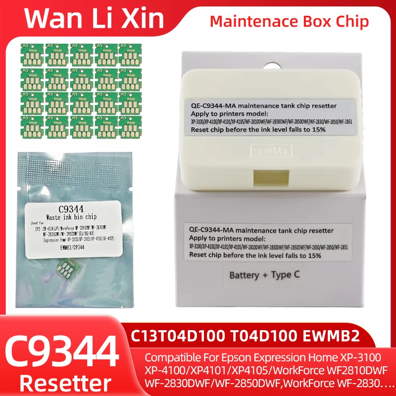 C9344 C12C934461 Maintenance Box Chip Resetter for Epson L3560