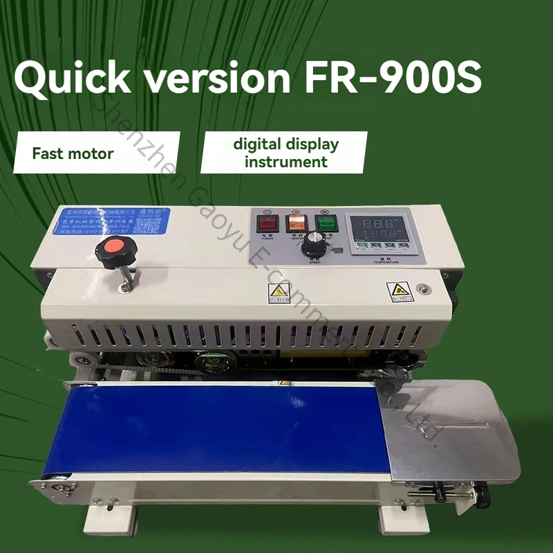 FR-1500 Sealing Machine Commercial Automatic Continuous Aluminum Foil Bag Plastic Film Packaging Moon Cake Tea Mask Sealing