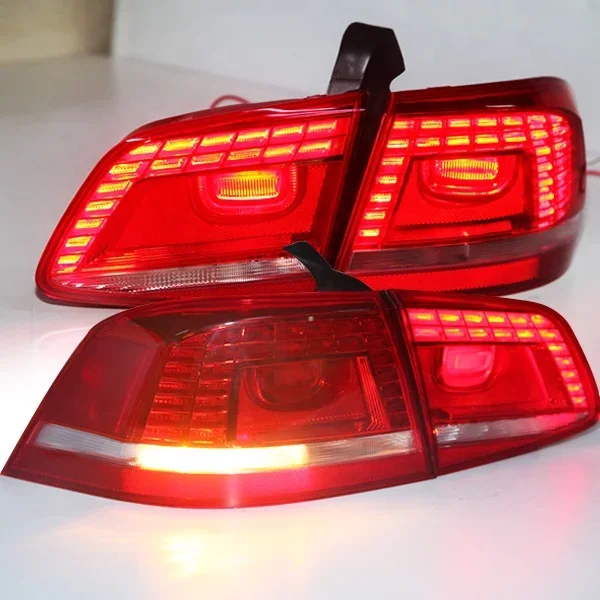 AIROW LED Taillights Rear Lamp  Passat B7 European for Magotan 2011- 2014 Year for VW