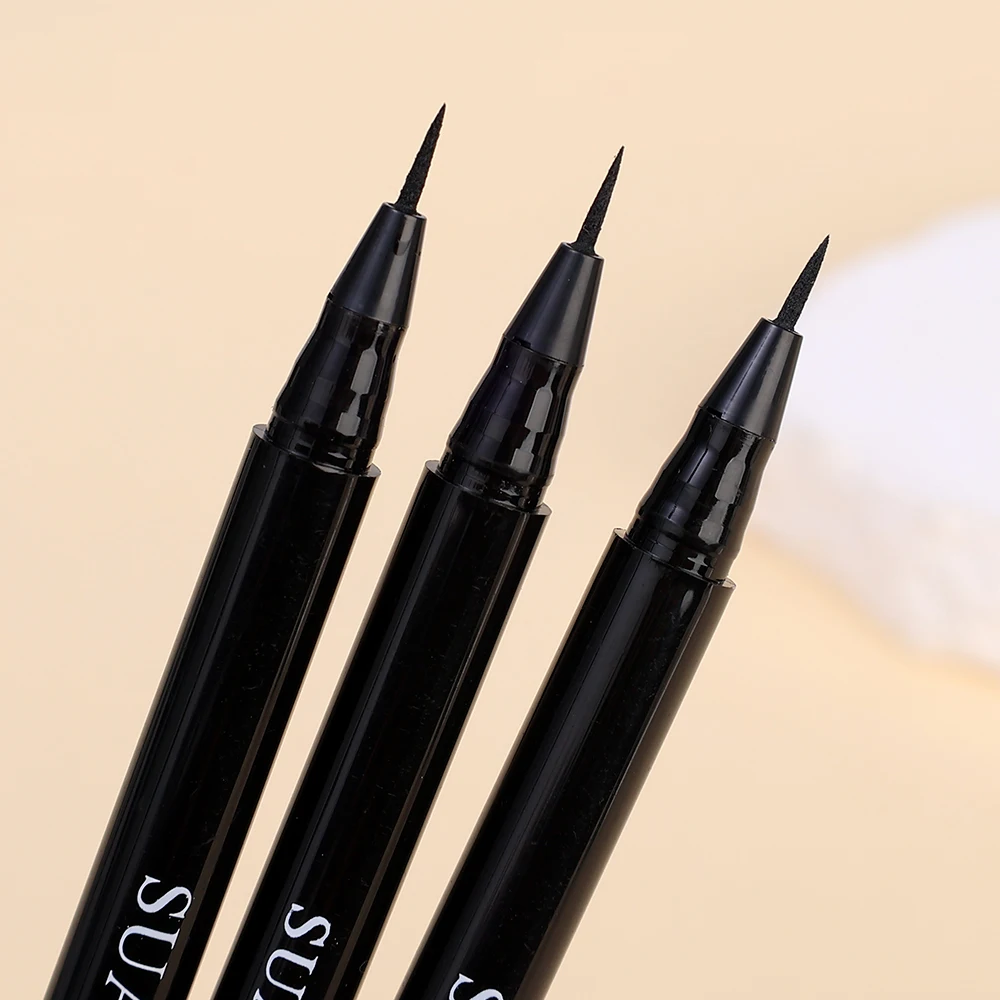 Mattschwarzer flüssiger Eyeliner, wasserfester Eyeliner-Stift, langlebiger Stift für die unteren Wimpern, schnell trocknend, kein Auslaufen, Kosmetik-Werkzeuge