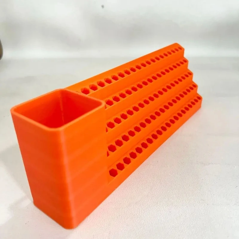 

Screw Bit Holder Organizer Screwdriver Head Storage Hex Shank Bit Storage Box Screwdriver Head Organizer Rack For Carpenter