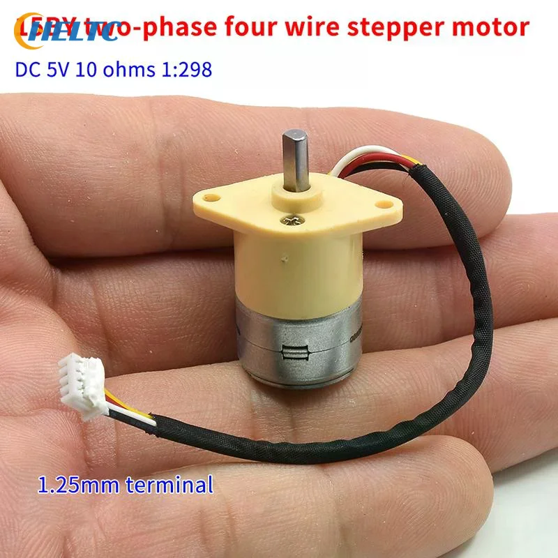 15BY Mini 15mm 2-Phase 4-Wire Gear Stepper Motor Micro Full Metal Gearbox Gear Stepping Motor DIY Smart Car Robot Monitor Camera