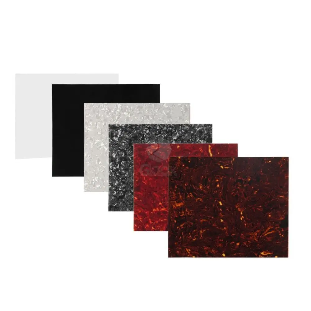 Professional DIY Guitar Pickguard Blank Sheet Color Self-Adhesive Guitar Decor Sticker Thin 20x17cm Guitar Anti-Scratch Plate