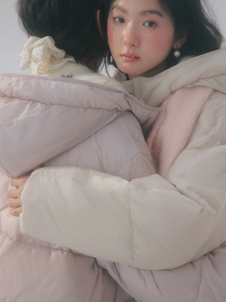 

Hare Miss Egg ell 80 New National Stand 90 White Du down Tee-Proof Warmth Storage ort Hooded down Jaet