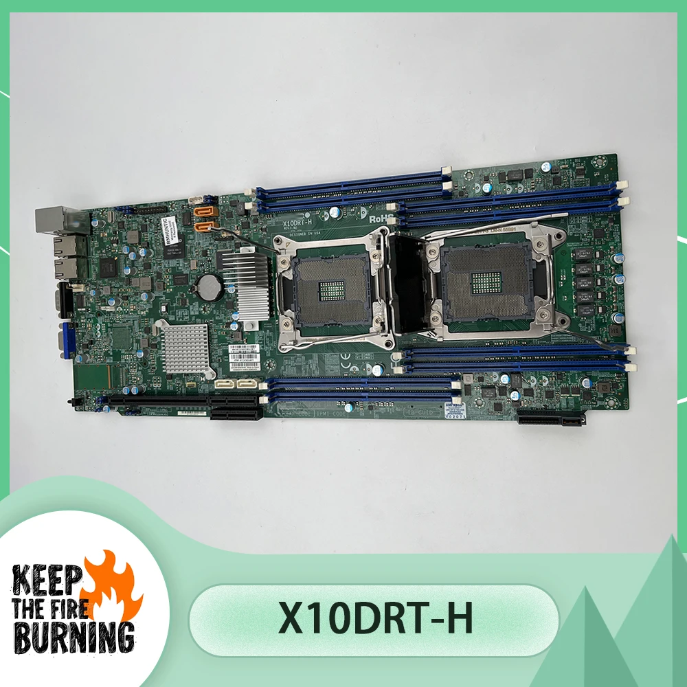 For Supermicro X10DRT-H Dual Socket R3 LGA 2011 Supports Xeon processor E5-2600 v4/ v3 family DDR4 X10DRT-H