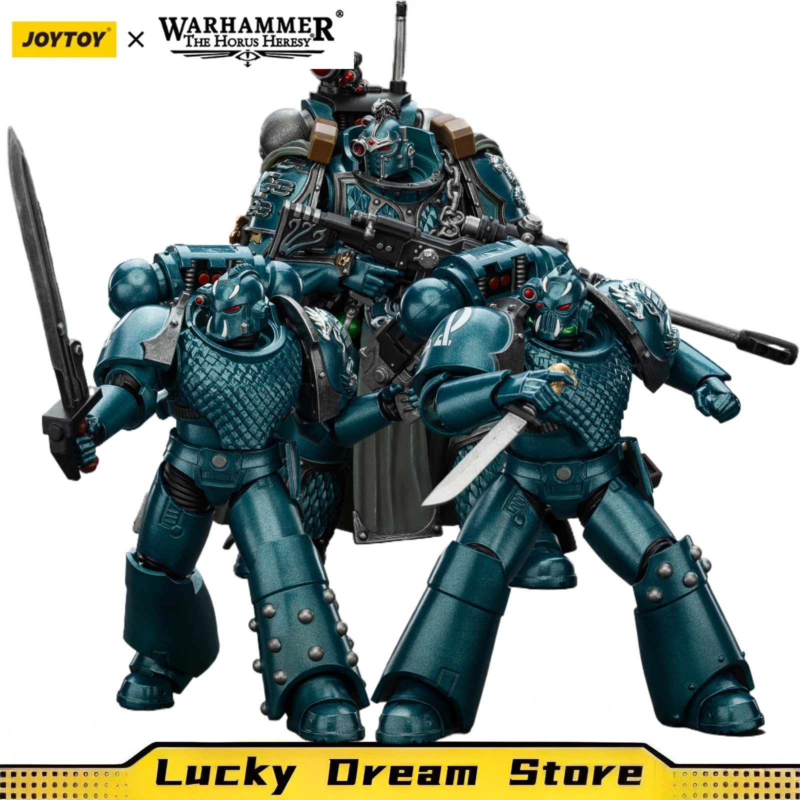 

【JOYTOY】Warhammer 40K The Horus Heresy Alpha Legion Exodus «The One Who Is Many» с с снайперской винтовкой и Power Headhunter Prime»