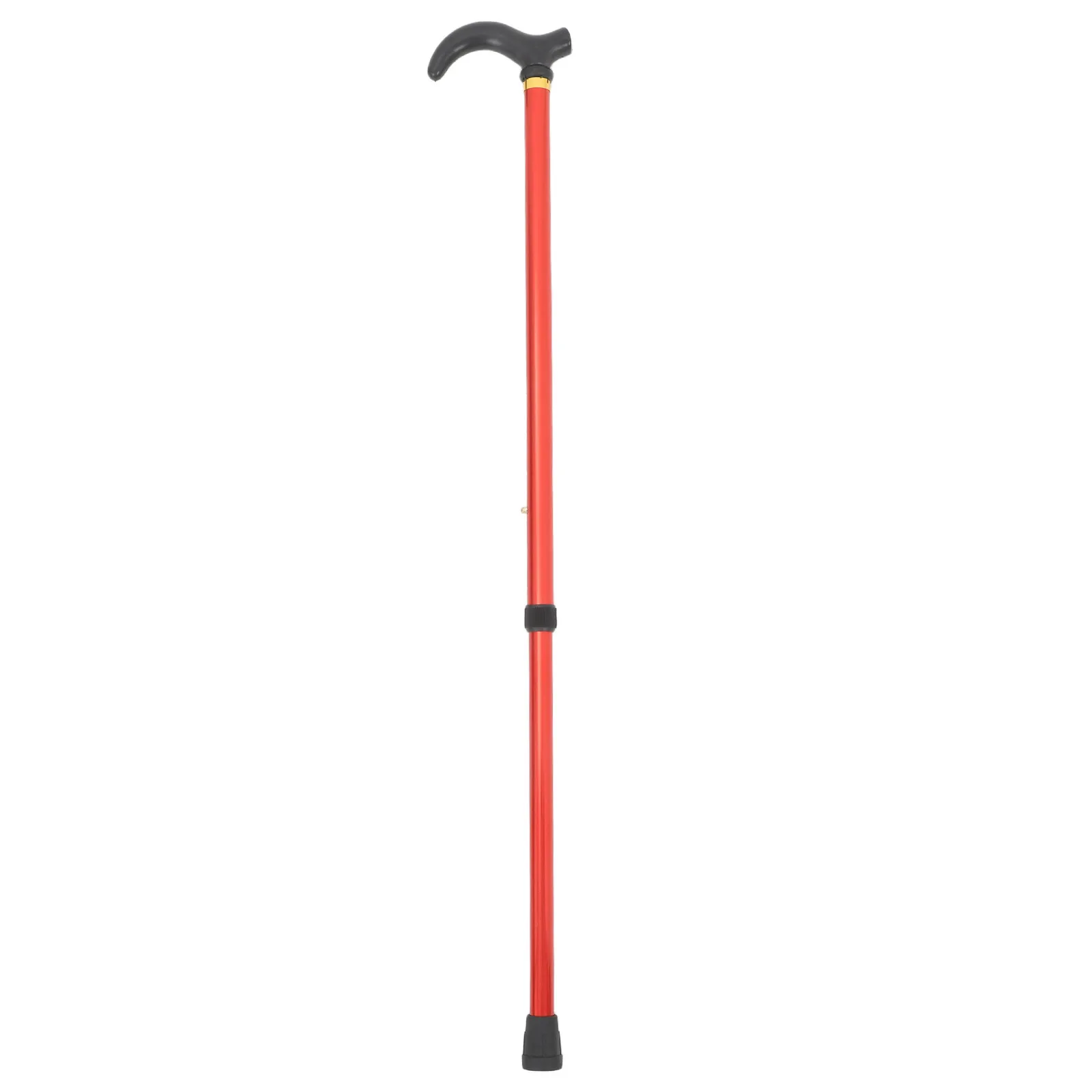 2 Section Adjustable Aluminum Alloy Walking Cane Anti-Slip Retractable Walking Stick Comfortable Grip Stability Cane for Elderly