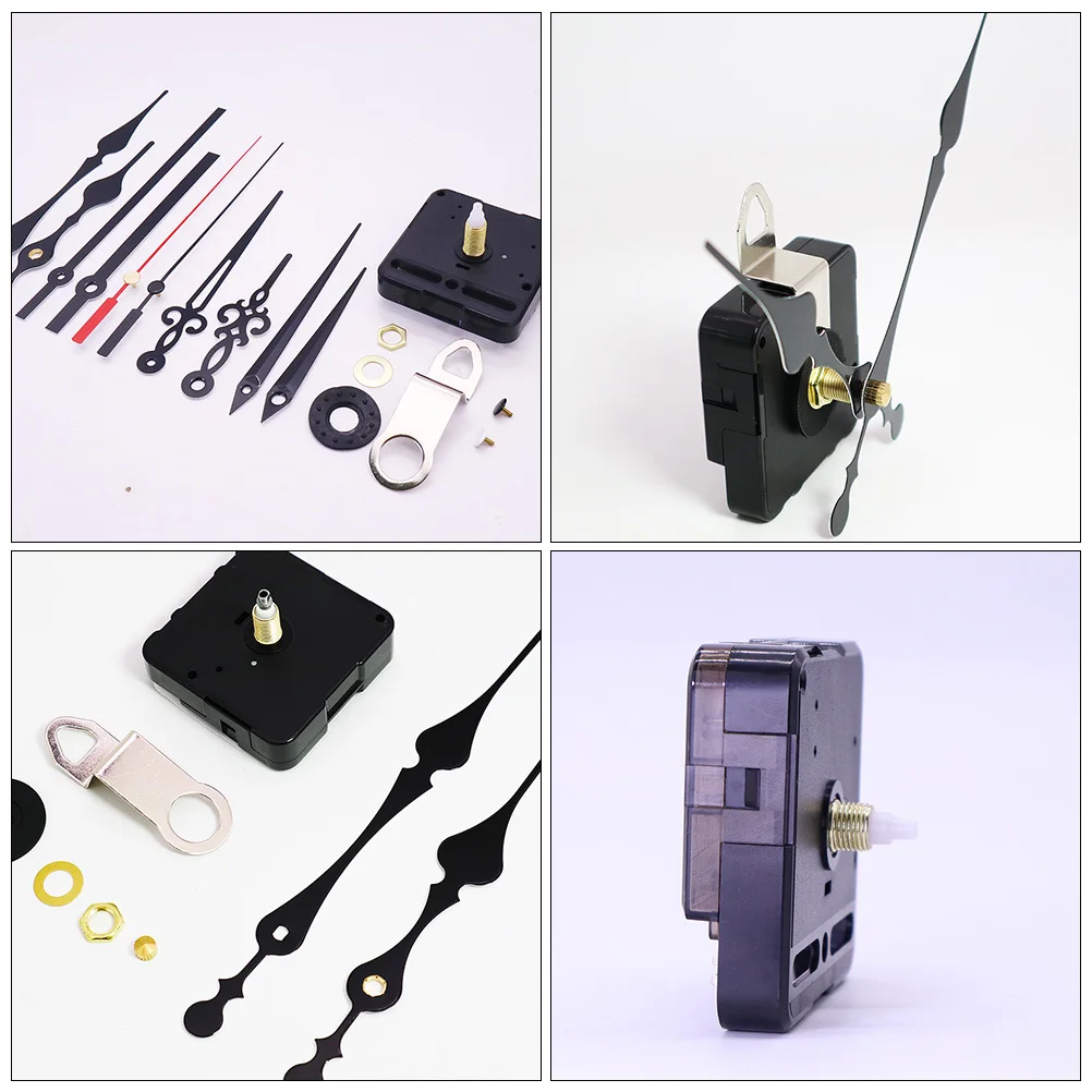 

1Set Home Clock Movement Kit Durable Plastic Alloy Silent Sweep Quartz Movements DIY Precision Clock Parts Mute Movement