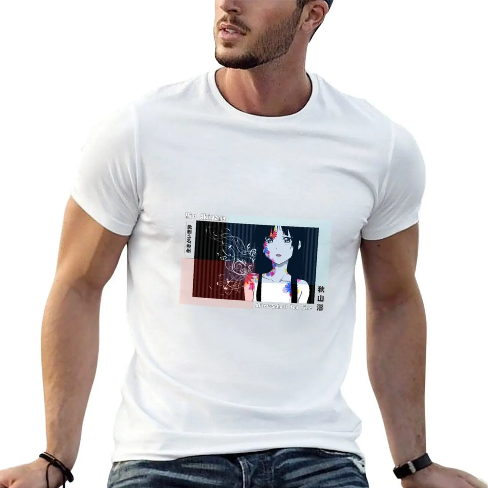 

Mio Akiyama K-ON Aesthetic T-Shirt t shirt custom print anime t shirts for man T-Shirt