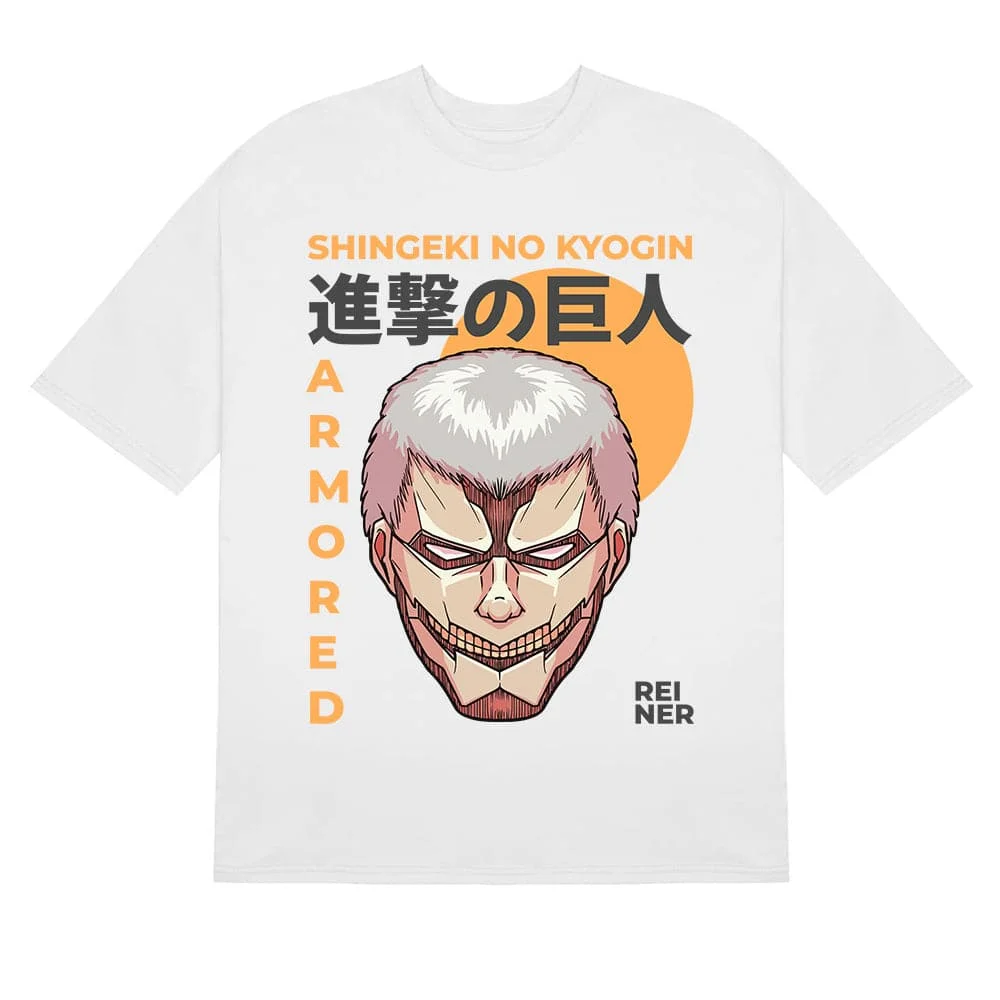 Reiner Braun Armored Titan T-Shirt - Attack on Titan