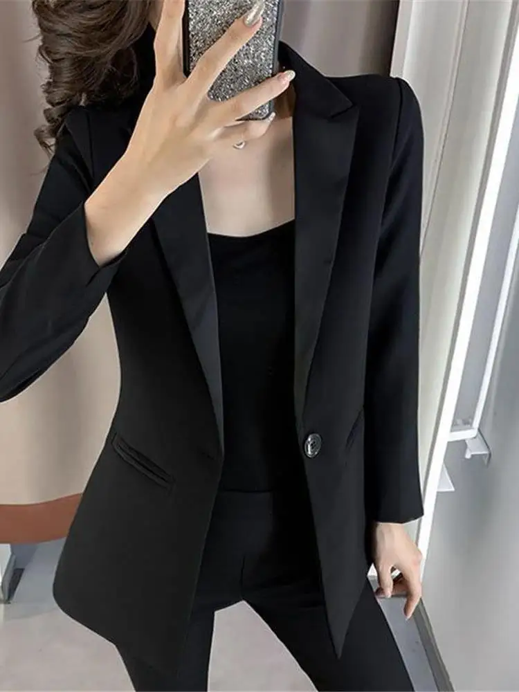 Damski garnitur Bla Slim Fit Jaet 2024 Nowy Krótki Rękaw Długi Rękaw Cleanfit Profesjonalny Strój do Pracy Modny Elegancki