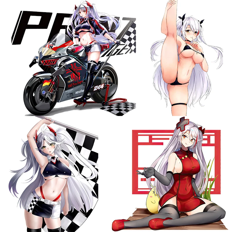 CE164 Prinz Eugen-Azur Lane Anime Stickers For Home Decoration Car Totor Computer Case Decals