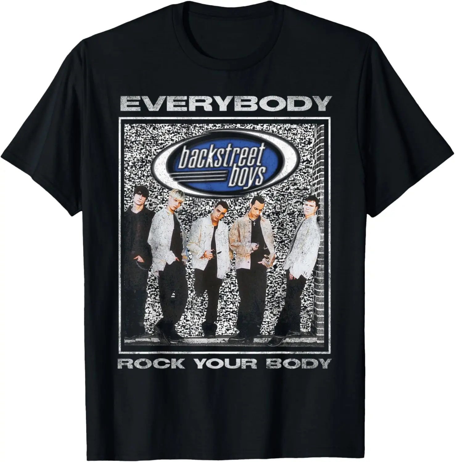 Everybody Rock Your Body T-Shirt 100% Cotton Trendy Y2K Short-Sleeve Tee – Soft, Quick-Drying, & Moisture-Wicking; Ideal Sports