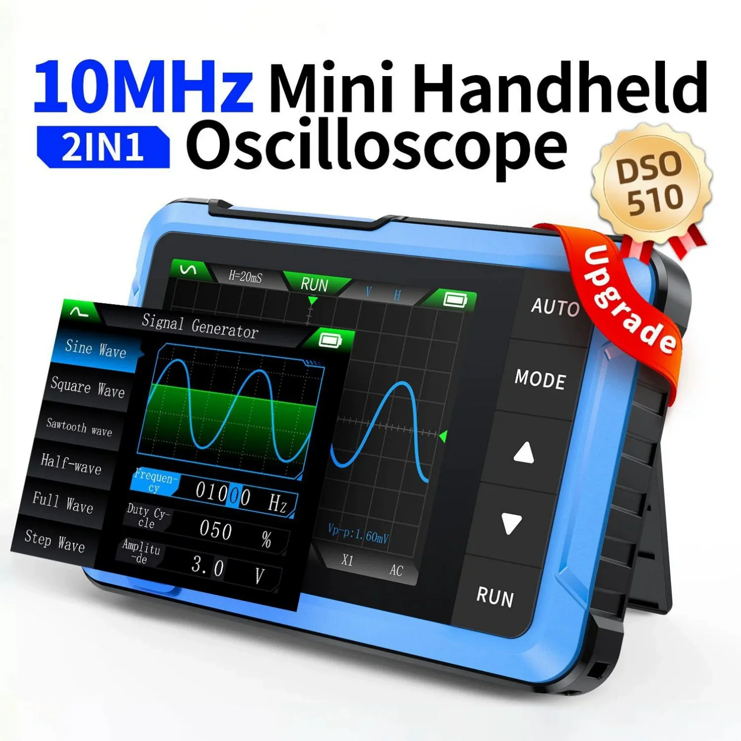 FNIRSI DSO510 New 10MHz Handhe - Fnirsi Digital Oscilloscope Handheld 评论和价格