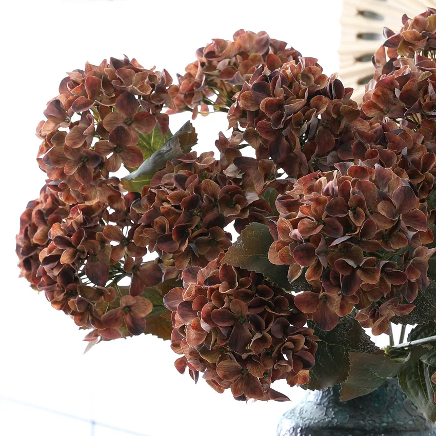 زهور حريرية اصطناعية من الكوبية ، حفل زفاف ، ديكور منزلي ، غرفة منزل ، ديكور طاولة ، هدية ، F1072