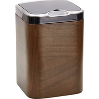 Trash can household with lid induction trash can electric induction open lid wooden storage bucket
