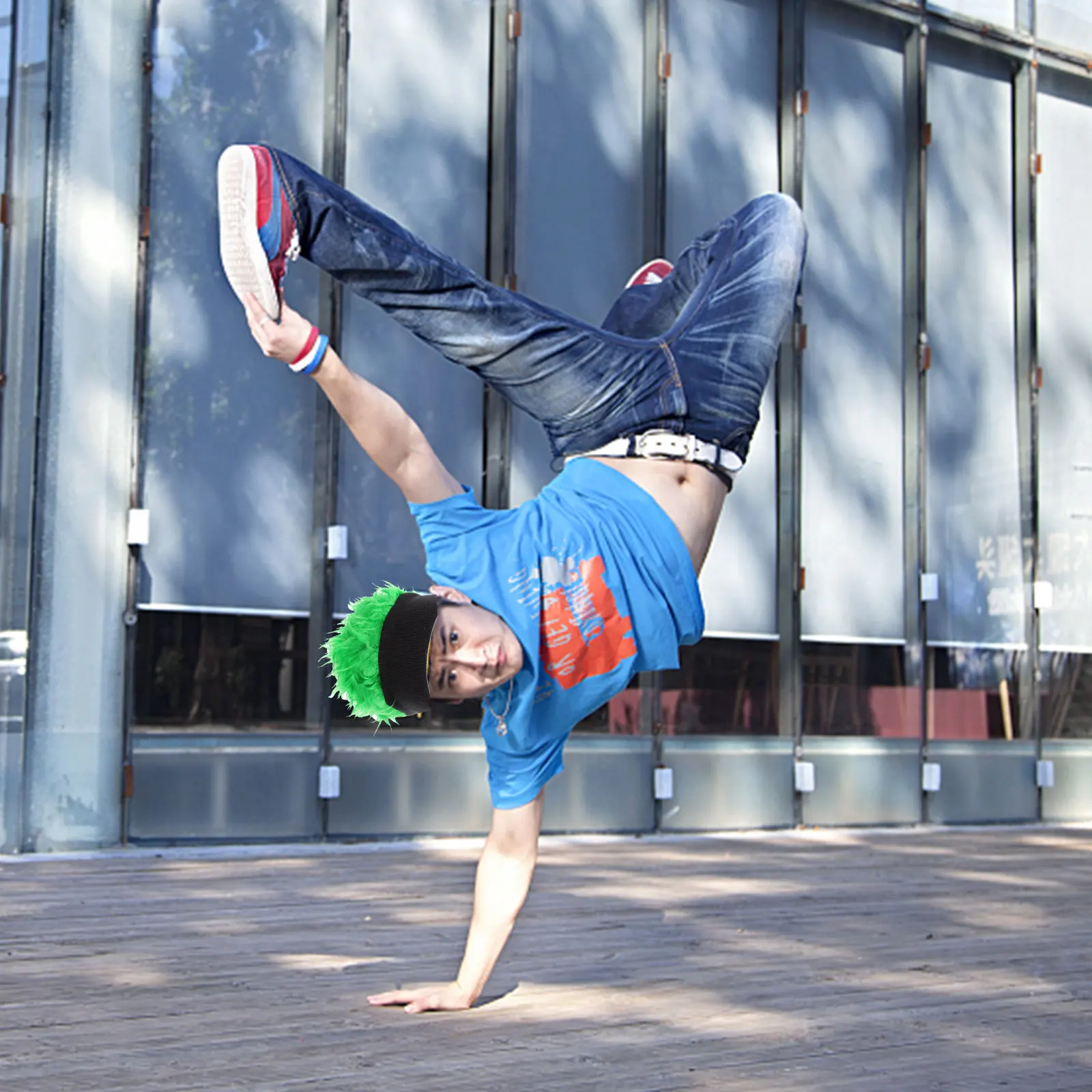 

Winter Thermal Hat Black Green Knitted Hats Men Women Warm Acrylic Hat Daily Winter Clothes Matching Outdoor