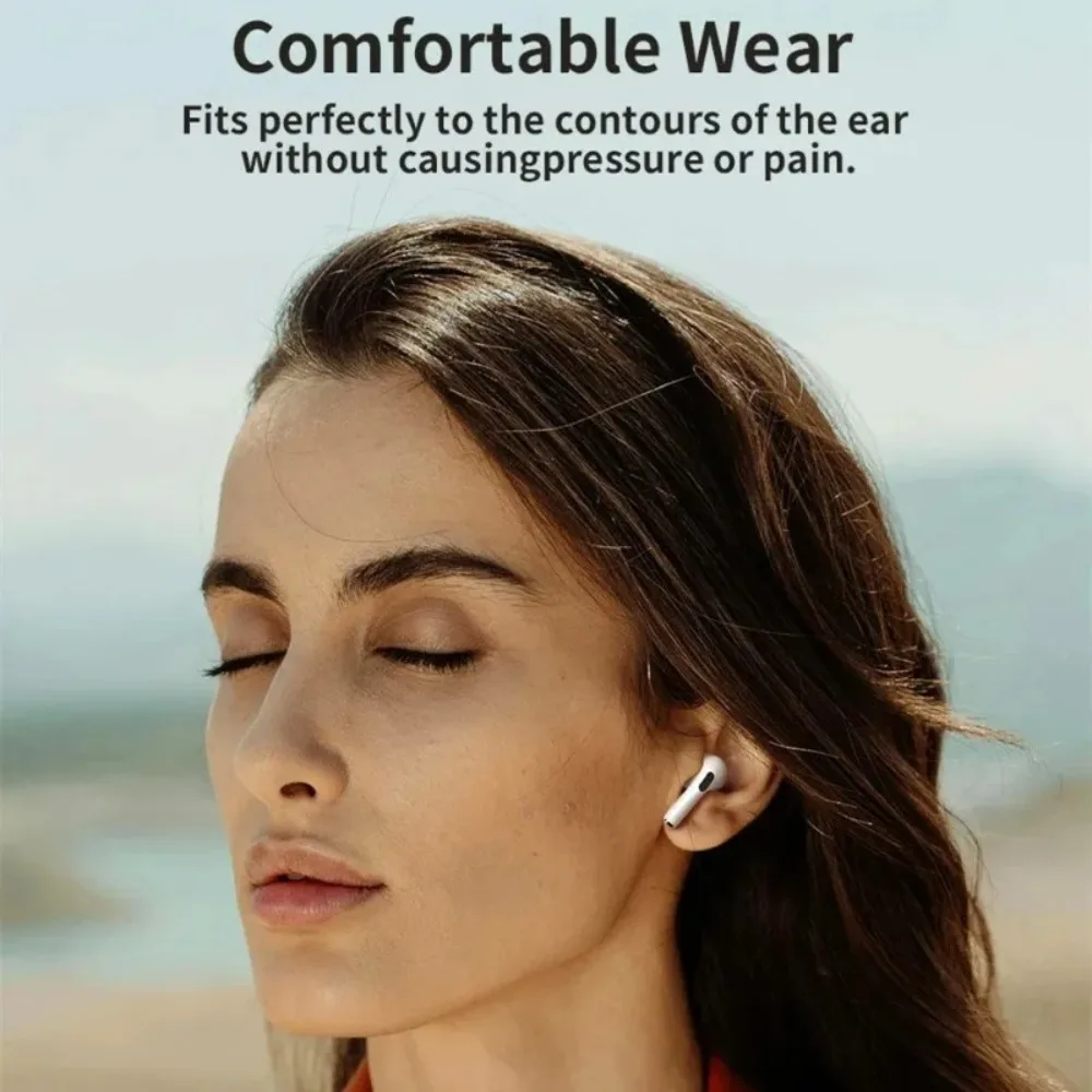 Wireless Headphones w/Mic - 48H Battery | Bluetooth 5.3 | Dual Device Connection | Clear Bass Sound  | Multilingual Support ﻿