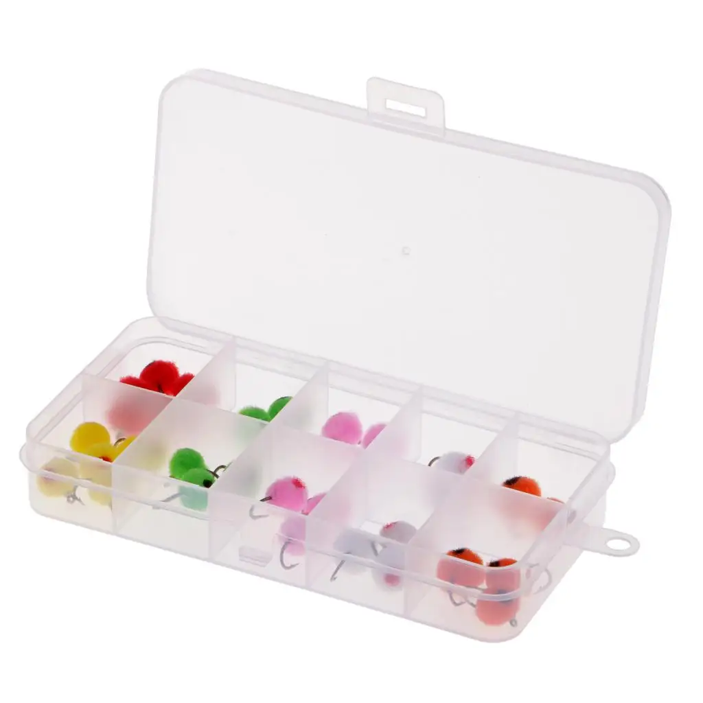 

36pcs Salmon Egg Flies, Fly Fishing Flies for Steelhead/Trout/Salmon