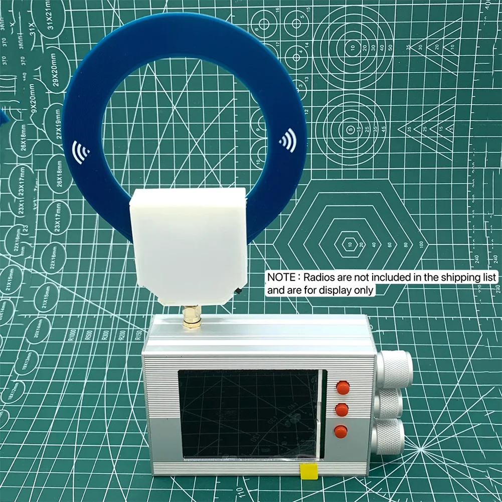 9.9KHz-181MHz Portable MW SW Loop Antenna Small Ring BB Antenna Mini Loop Antenna for Malachite SDR Receiver TEF6686 Receiver