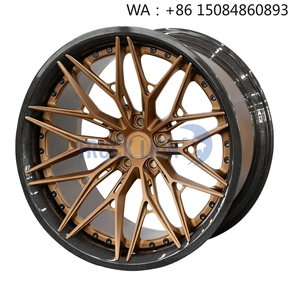 

Multi Split Spoke Carbon Fiber Forged Wheel Rim, 18-26 Inch Alloy Hub, 5x112 5x114.3 5x120 PCD Auto Mod Parts