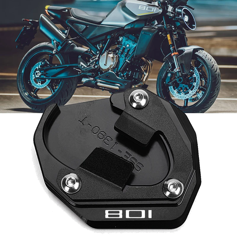 

Для Husqvarna Svartpilen 801 2024 2025 аксессуары для мотоциклов, алюминиевая подставка, удлинитель, боковая подставка для ног, удлинитель