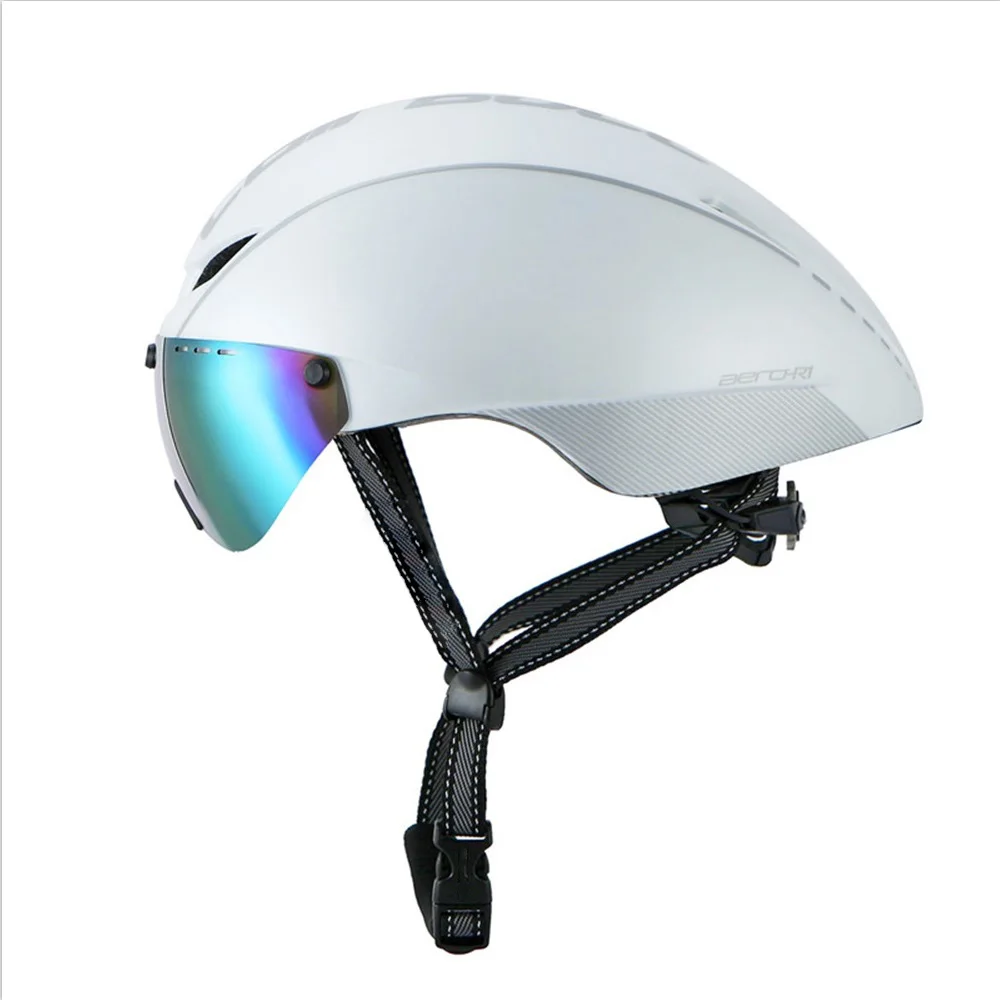 NEW YUMAJ TT Helmets Goggle Aero Road Bicycle Helmet Racing Cycling Bike Sports Safety Helmet Cycling Casco Ciclismo
