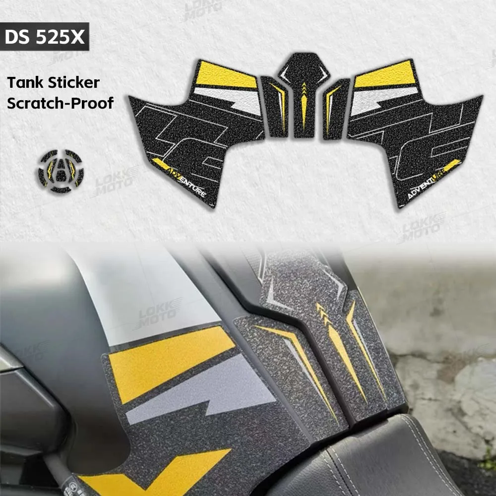

Motorcycle Tank Pad Sticker Frosted Fuel Gas Cover Protection Decal Decorative Kit For VOGE DS525X ds525x DSX525 525ADV 525DSX