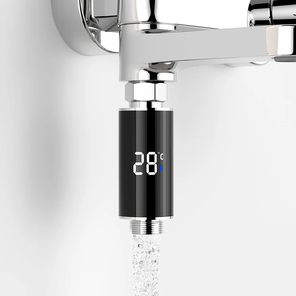 

1 шт., домашние смесители для душа, термометр для воды, светодиодный дисплей, монитор температуры воды, измеритель температуры для купания 0-99 ℃