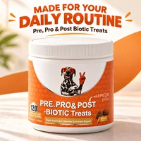 Dog Probiotic Soft Chews, Pre & Postbiotics for Digestive & Immune Support, Beef Flavor Treats, 120 Count, Daily Gut Care 6