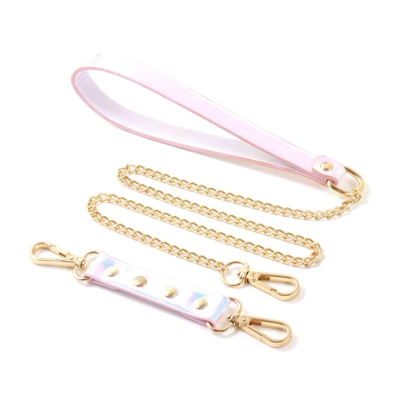 Ensemble de couvre-chef de Cosplay en cuir scintillant, Costumes Sexy, bandeau ras du cou, masque pour adultes hommes/femmes, jeu de rôle, fête, 5 pièces/ensemble