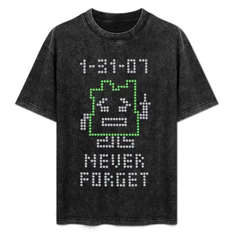 Aqua Teen Hunger Force - Mooninite Boston 2007 T-Shirt Minimalist Casual Short Sleeve Top