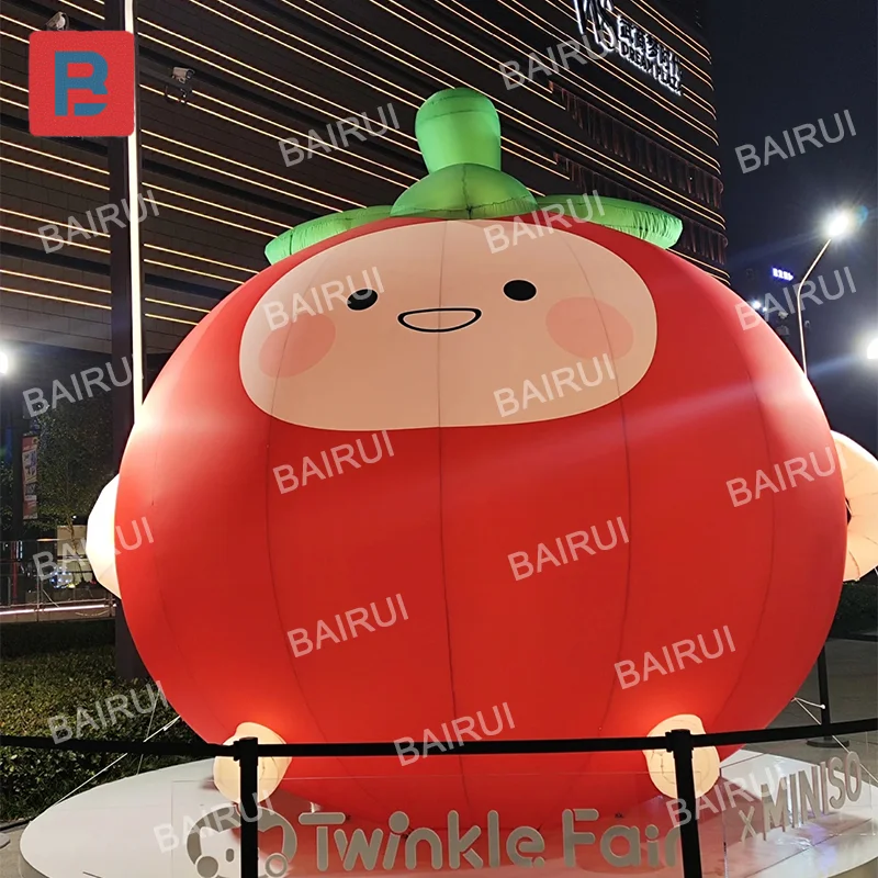 

Outdoor Event Decoration Advertising Inflatable Cartoon Character Inflatable Tomato Cartoon Character Model for Sale