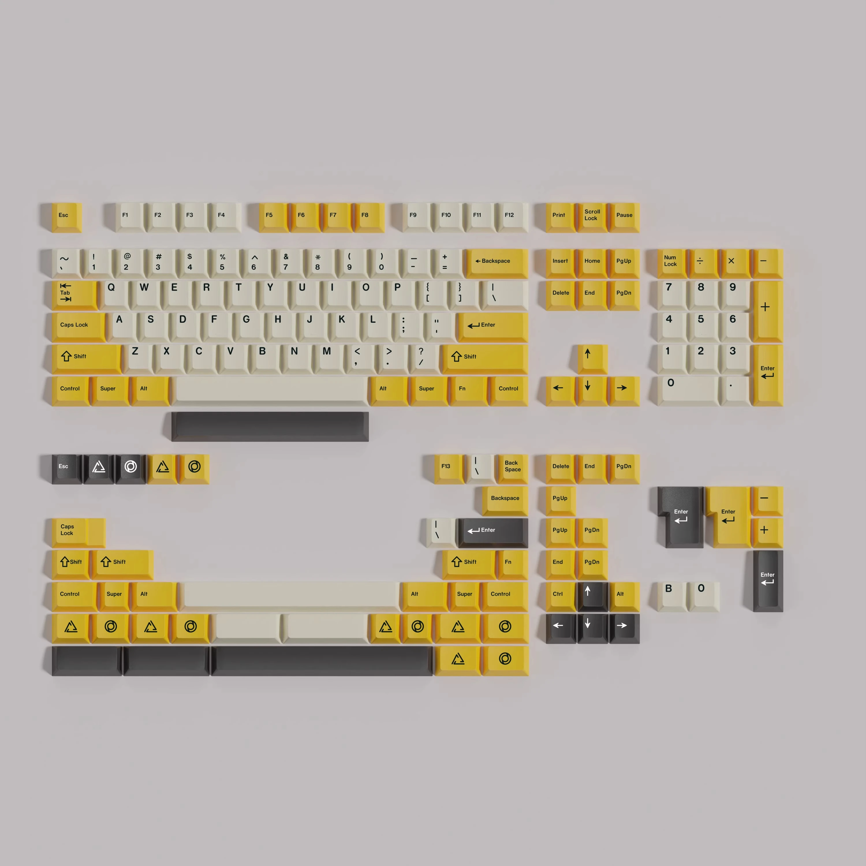 GMK Serika Keycaps 164 Keys PBT Material Cherry Profile DYE-SUB For MX Switch 61/64/68/75/84/87/98/104 Game Mechanical Keyboard