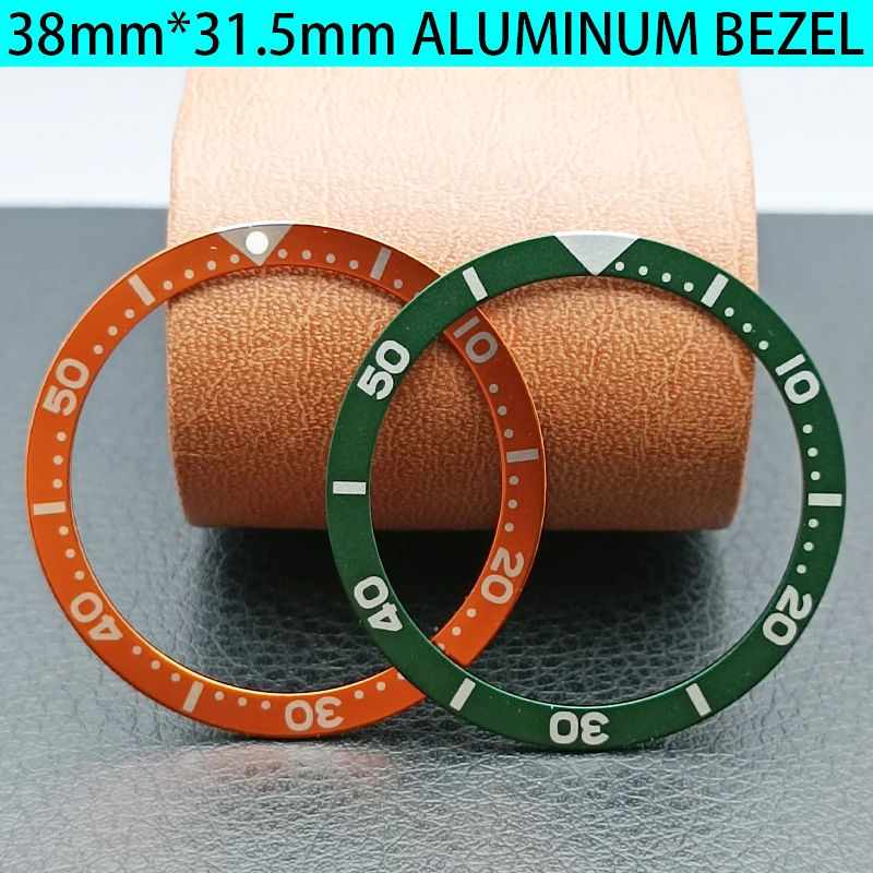 Алюминиевый ободок для часов 38 мм, кольцо корпуса NH35, подходит для подводника NH35 NH36, чехол для дайвинга, безель, детали кольца, мужские часы, подарки