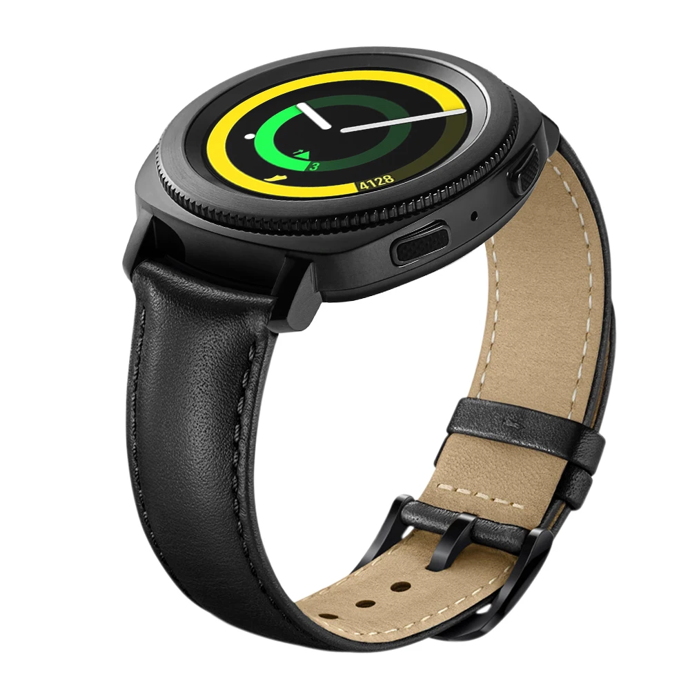 20mm Leather Strap For Samsung Galaxy Active 2 Replacement Sport Band For Gear S2 Smart Watch Bands bands