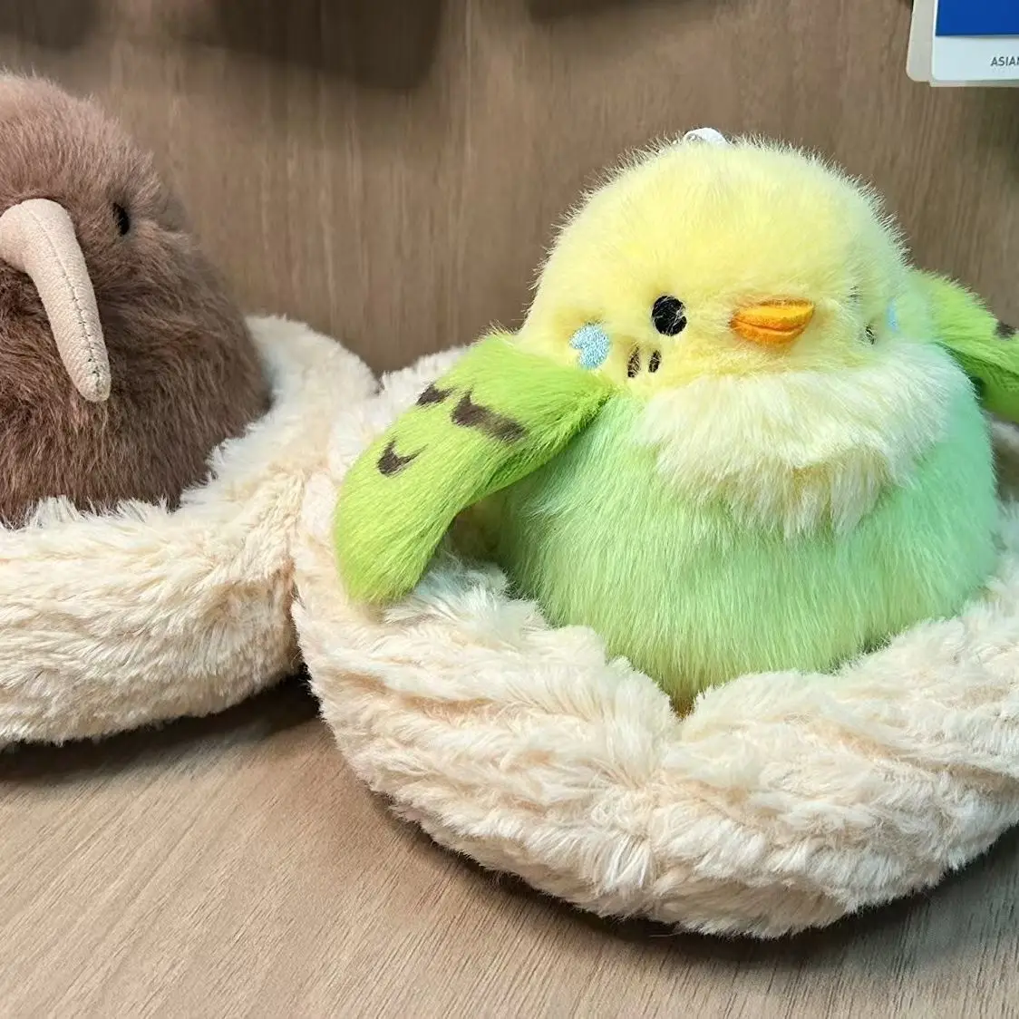 

Cute Simulation Bird Plush Toy Doll Parrot Doll Table Ornaments Simulation Bird Adult Children'S Birthday Present.