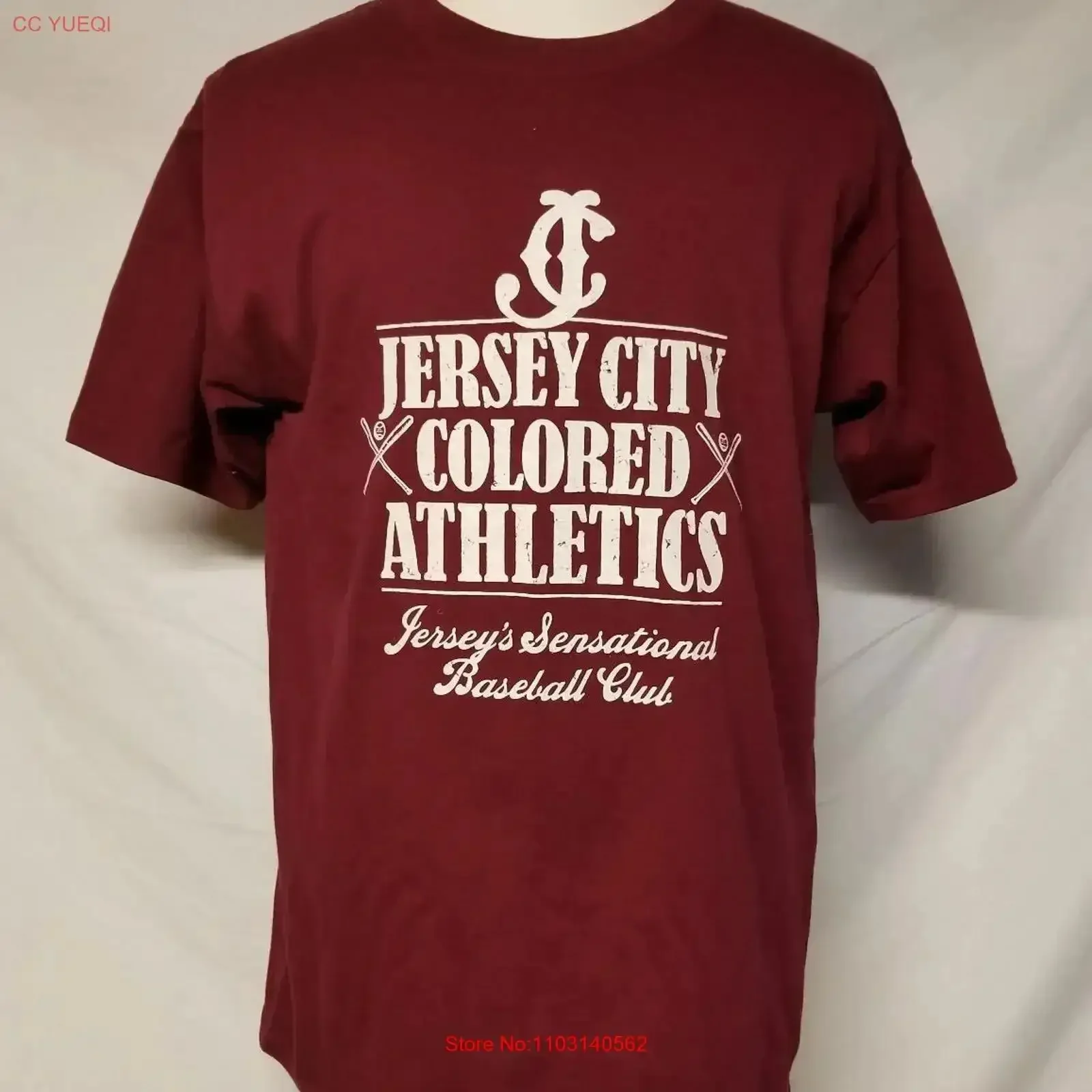 Jersey City Colored Athletics Baseball T Shirt Brand New With Tags Large vintage Washed Stylish Slightly streetwear vintage