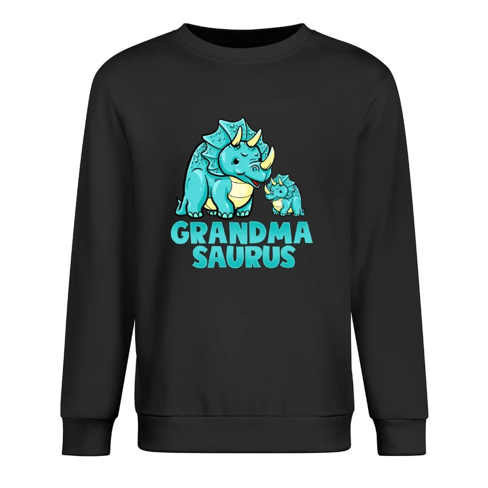 

Grandma Saurus Cute Grandmasaurus Dinosaur Pullover men's clothes tracksuits winter clothes sports sweatshirt man