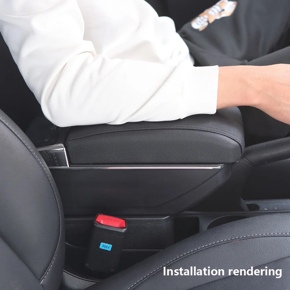 For Mazda CX-3 Armrest Retrofit For mazda 2 skyactiv version cx3 CX-3 Car Armrest Storage box car accessories Charging with USB