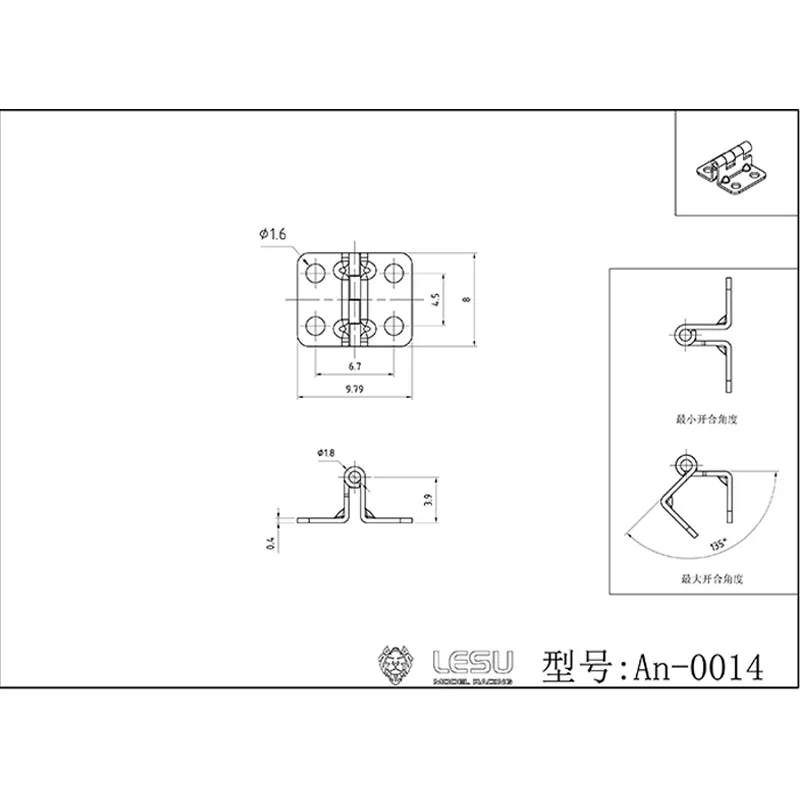 For Tamiya 1/14 Tractor Head Antenna Scania Heavy Duty Truck Model Upgrade Parts