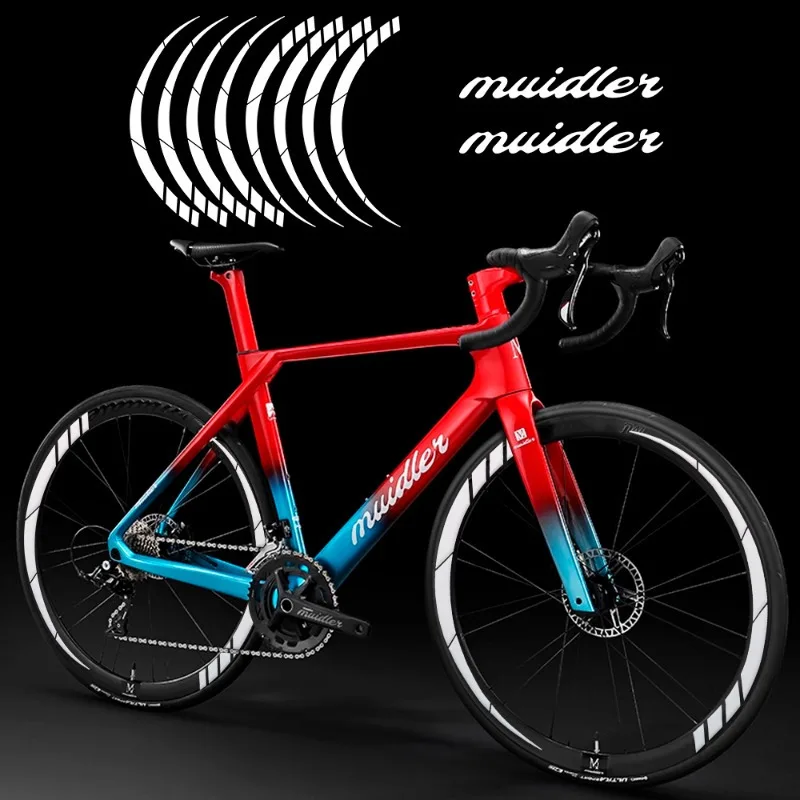 

Road bike sticker, mountain bike Minoan hub rim decoration + bicycle tube sticker waterproof concealer sticker