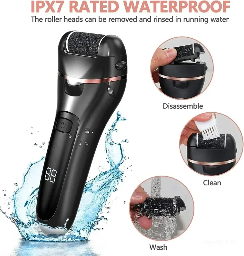 

2025 New Electric foot grinder pedicure tools heel sandpaper file professional foot care tools hard skin dead callus remover Toe