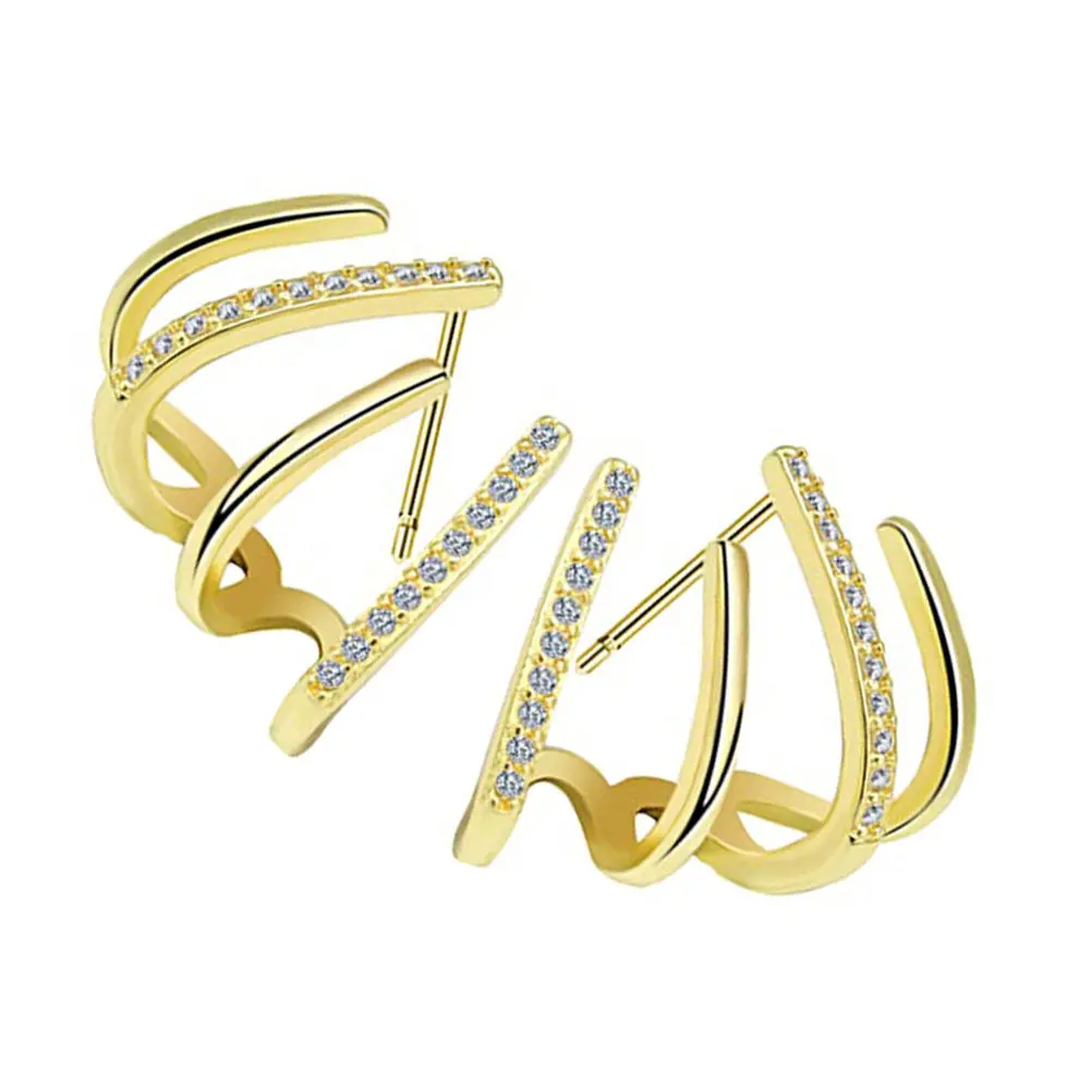 1Pair Exquisite Claw Shaped Ear Studs Fine Workmanship Easy Wear Take Off Events Bright Luster Long Time Use
