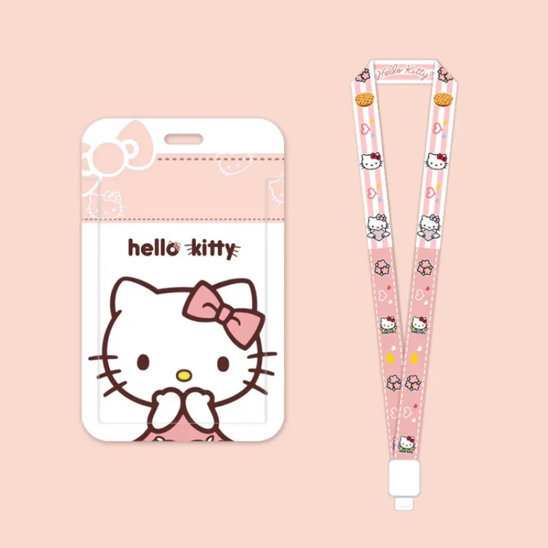 Аниме Sanrio, милая девушка, сердце, модель Hello Kitty, доктор, медсестра, идентификационные карты, табличка, значок, выдвижная идентификационная карта