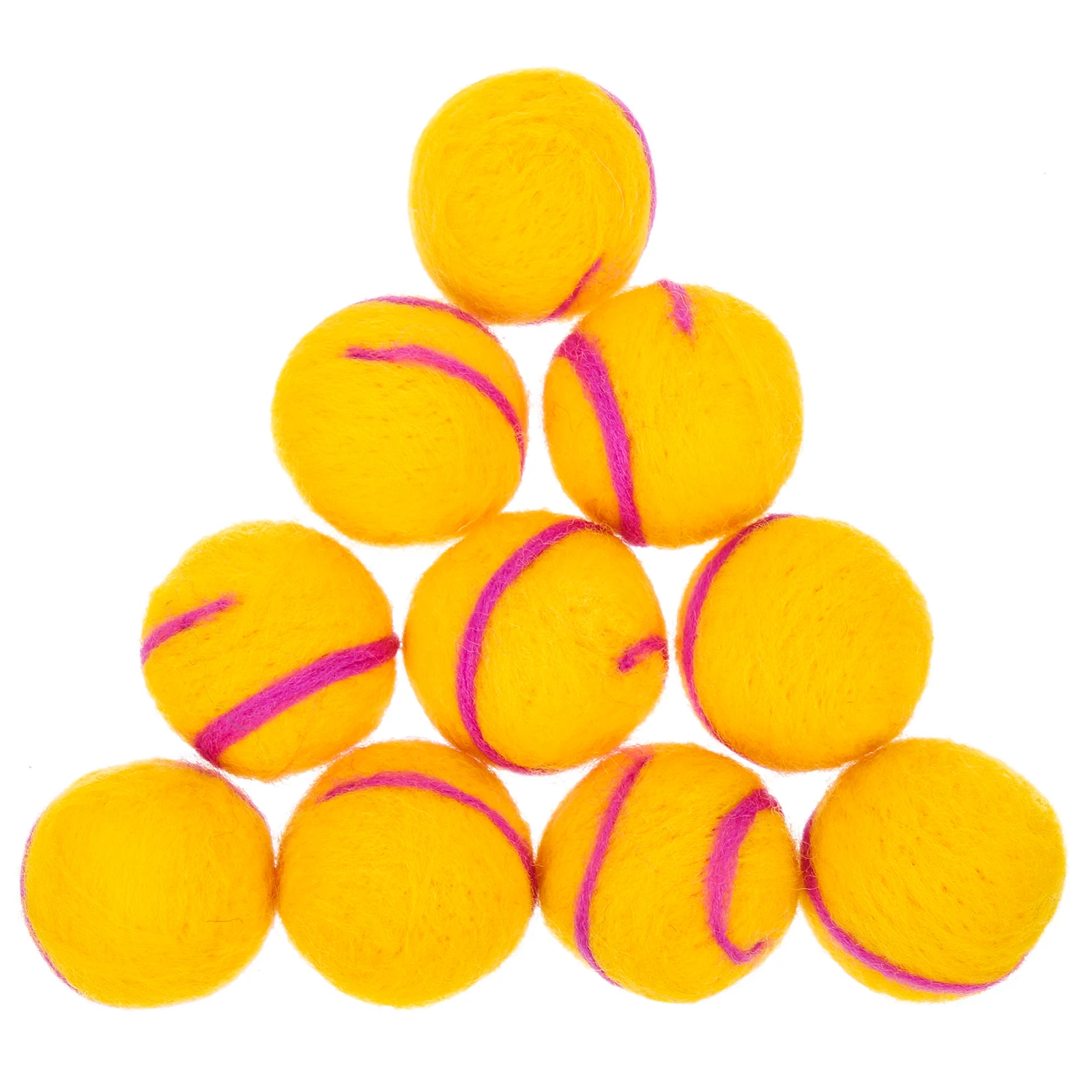 

10 Pcs Wool Felt Ball Accessories Decorations Pendants Diy Balls Decors Small Decorative Felts for Party
