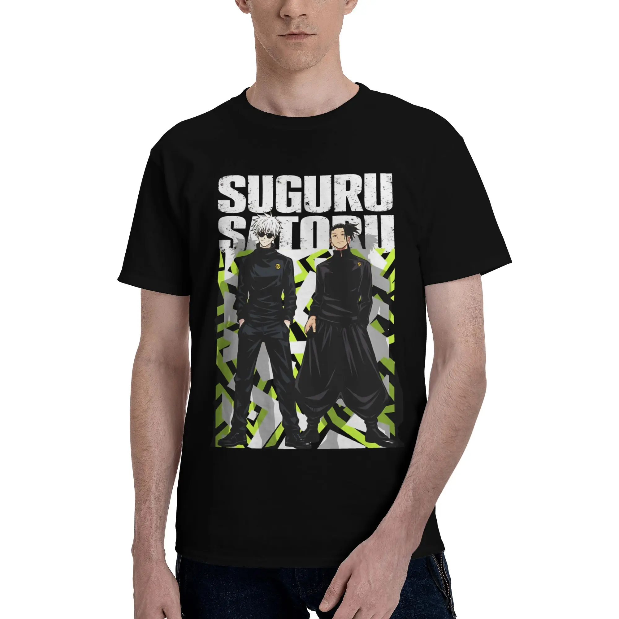 The Strongest Duo   Novelty 100% Cotton T-Shirt Bandai Jujutsu Kaisen Tops Tees For Men