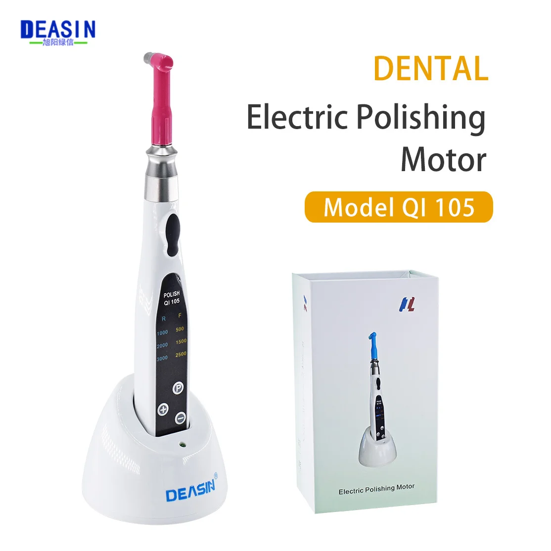 

Dental Electric Oral Care Prophy Handpiece 4:1 Reduction Endomotor Removable Polishing Motor For Teeth Polisher Whitening